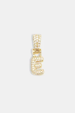 Women JWL-PEND Iced Mini Bubble Pendant - Gold