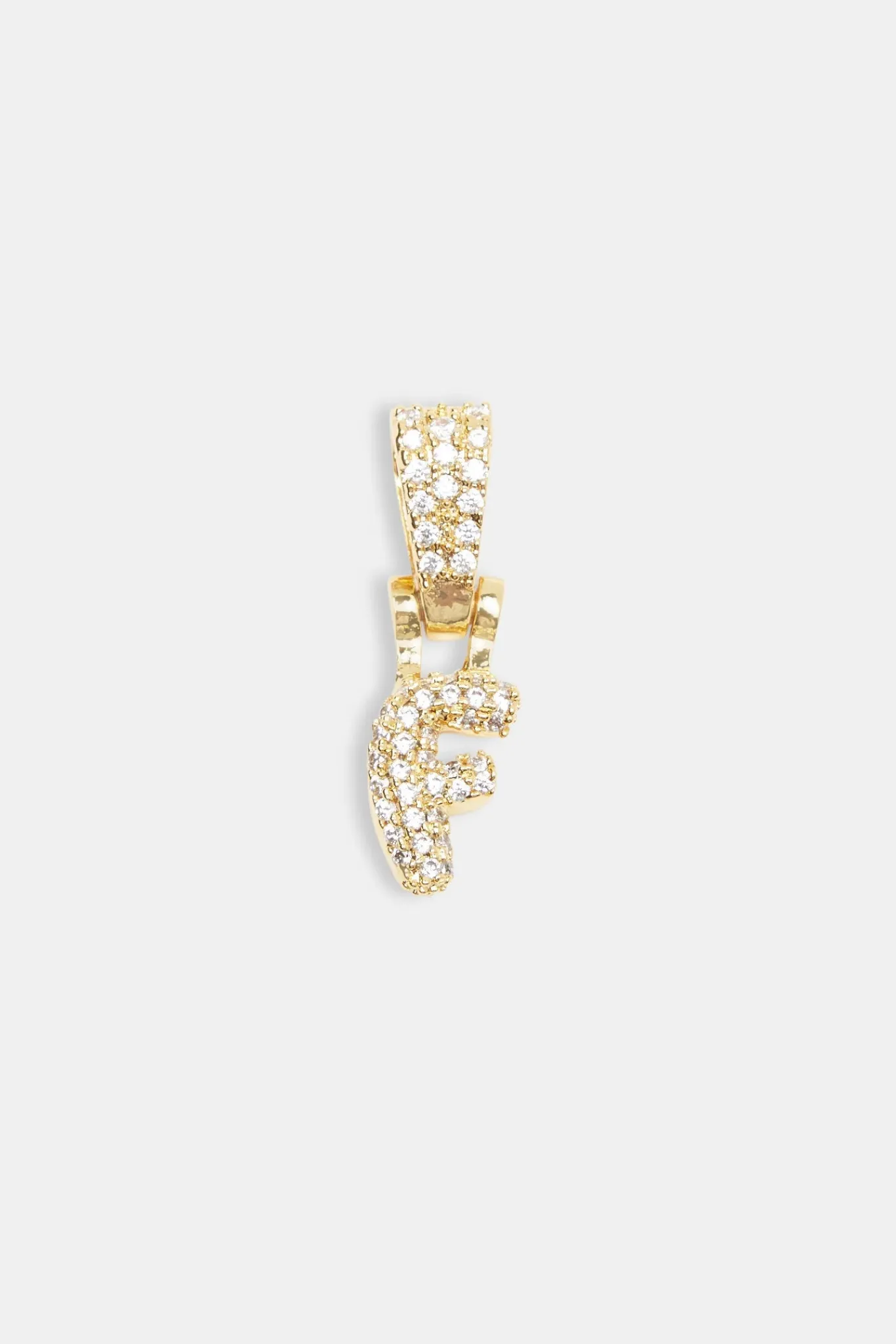 Women JWL-PEND Iced Mini Bubble Pendant - Gold