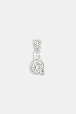 Women JWL-PEND Iced Mini Bubble Pendant - White