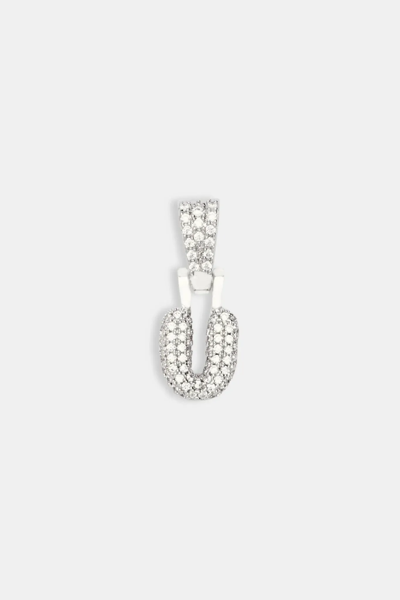 Women JWL-PEND Iced Mini Bubble Pendant - White