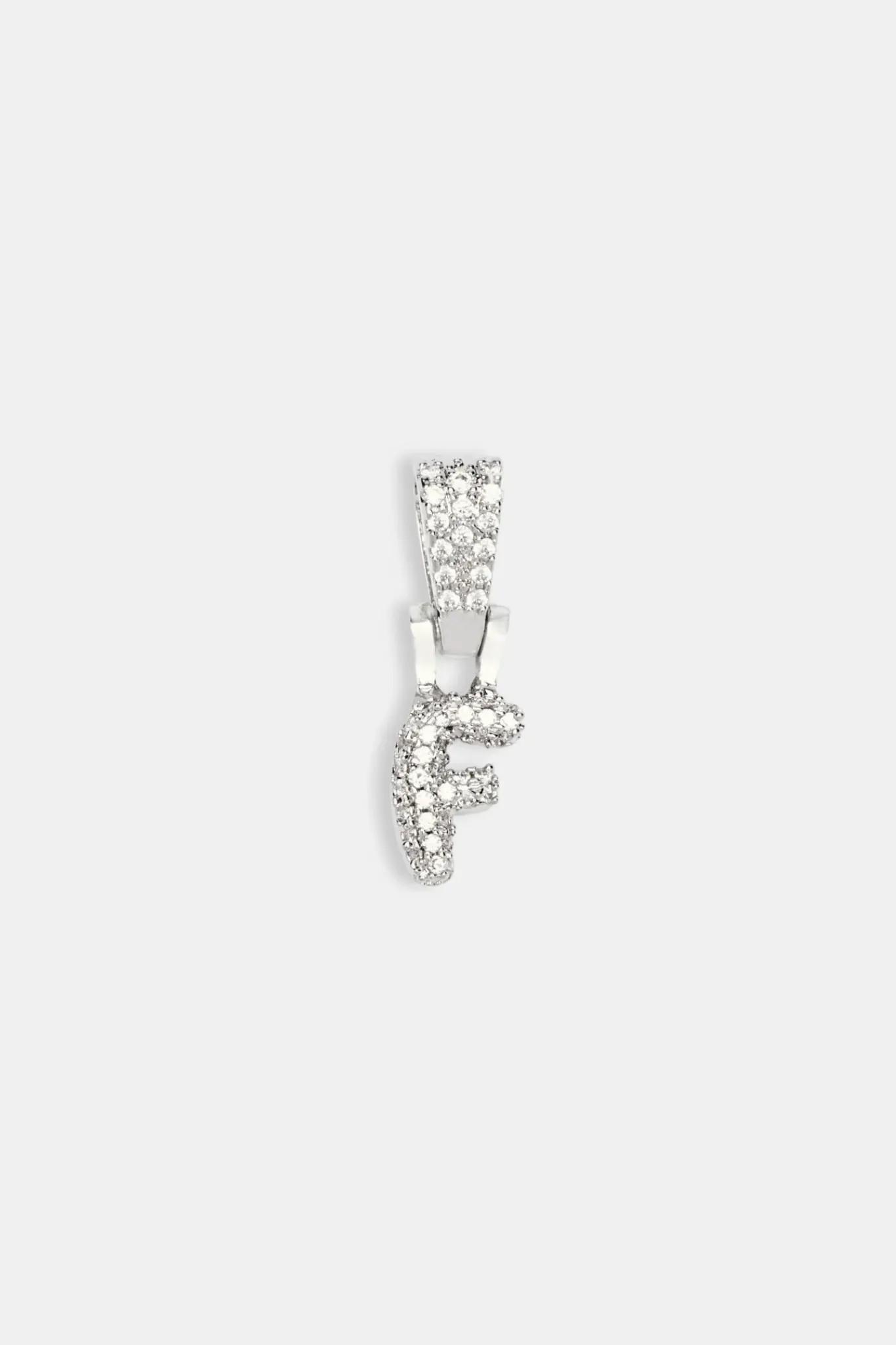 Women JWL-PEND Iced Mini Bubble Pendant - White