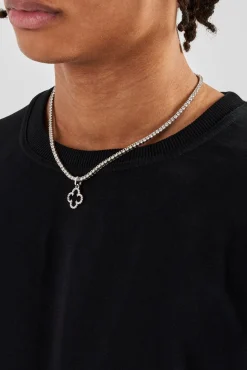 JWL-PEND Iced Motif Outline Pendant