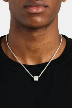 JWL-PEND Iced O Letter Block Pendant