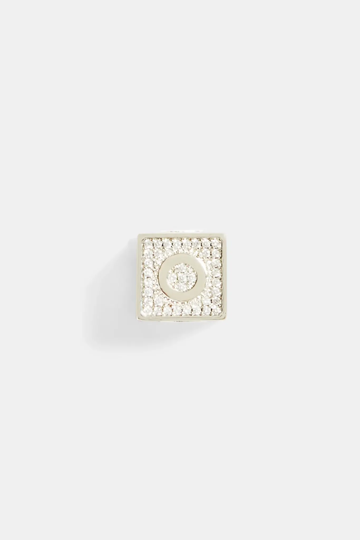JWL-PEND Iced O Letter Block Pendant