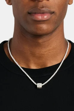 JWL-PEND Iced O Letter Block Pendant