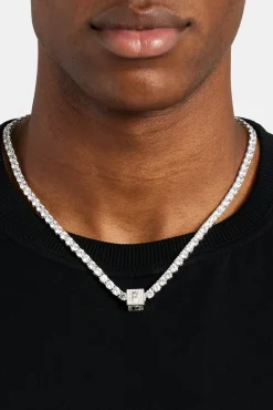 JWL-PEND Iced P Letter Block Pendant