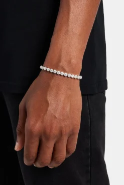 JWL-BRA Iced Round Connecting Bracelet - 5mm