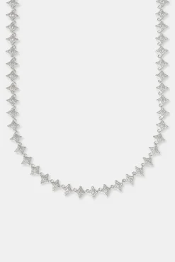 JWL-CHN Iced Star Motif Chain - 8mm