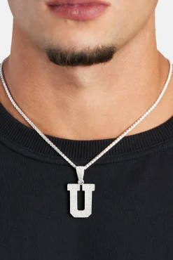 JWL-PEND Iced U Pendant