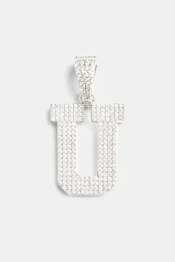 JWL-PEND Iced U Pendant