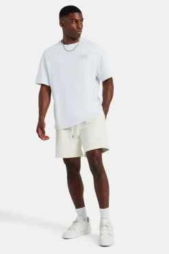 CLO-BOT Jersey Relaxed Short - Ecru