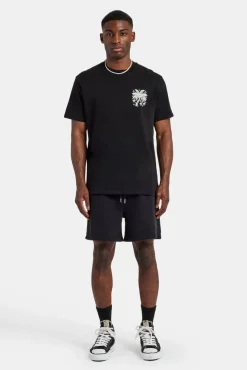 CLO-BOT Jersey Relaxed Short - Washed Black