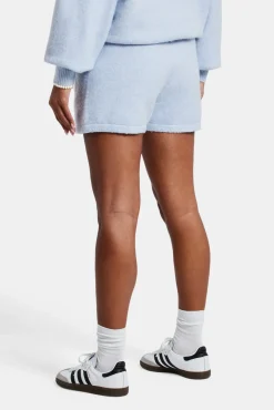 Women CLO-BOT-KTW Knitted Short - Light Blue
