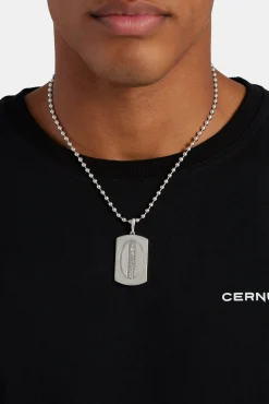 JWL-PEND Logo Polished Dog Tag
