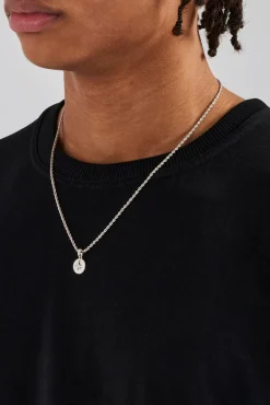 JWL-PEND Micro Compass Rope Necklace - 12mm