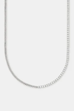 JWL-CHN Micro Cuban & 3mm Tennis Chain