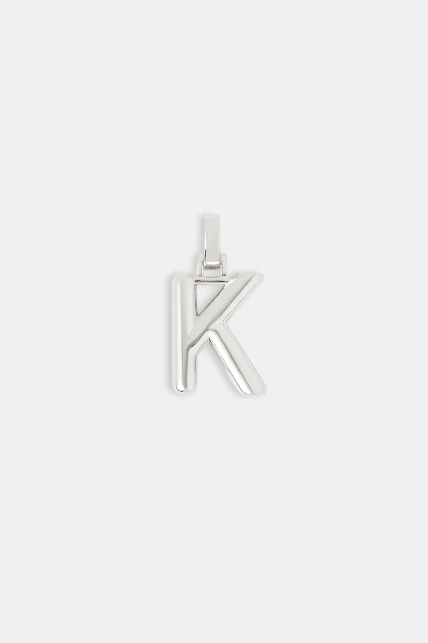 Women JWL-PEND Mini Polished Balloon Letter Pendant - 20mm