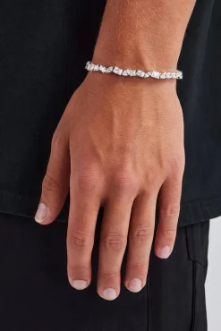 JWL-BRA Mixed Shape Tennis Bracelet - 8mm