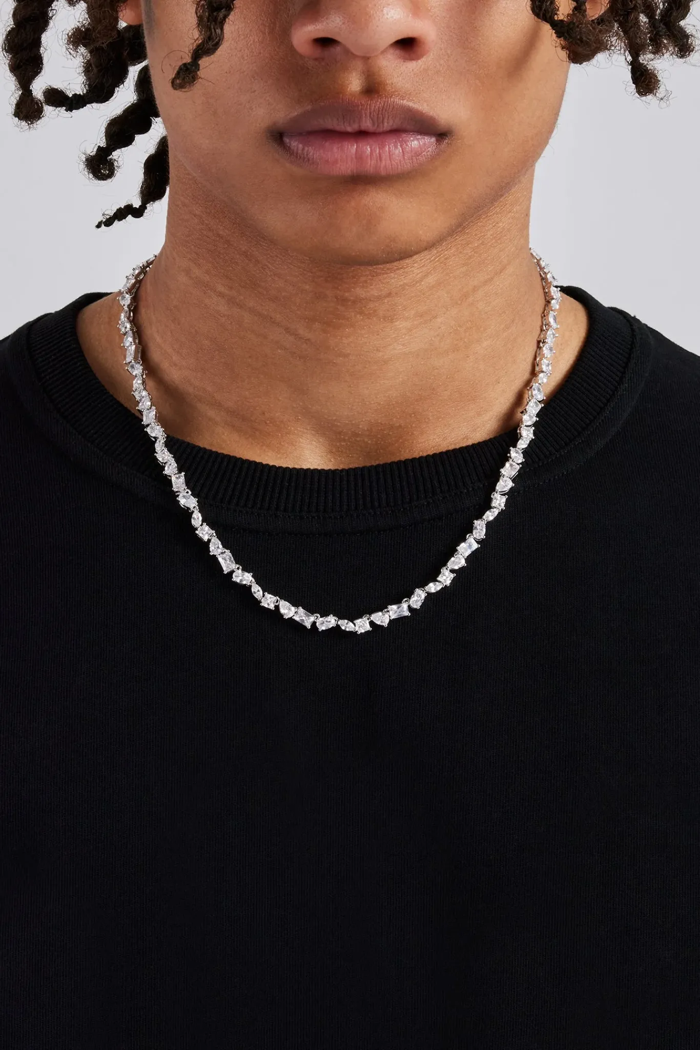 JWL-CHN Mixed Shape Tennis Chain - 5mm
