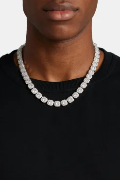 JWL-CHN 10mm Clustered Tennis Chain