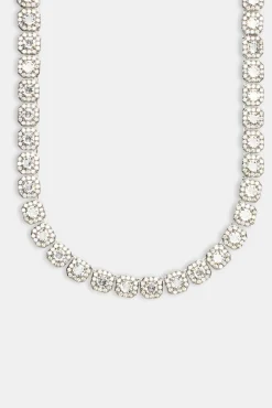 JWL-CHN 10mm Clustered Tennis Chain