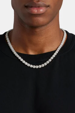 JWL-CHN 7mm Clustered Tennis Chain