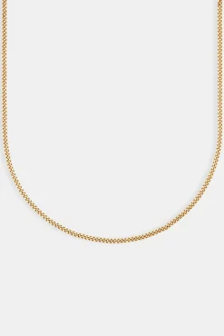 JWL-CHN 2mm Gold Plated Micro Cuban Chain