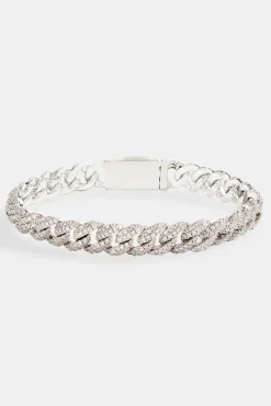 JWL-BRA 8mm Iced Cuban Bracelet