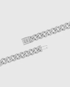 JWL-BRA 8mm Iced Cuban Bracelet