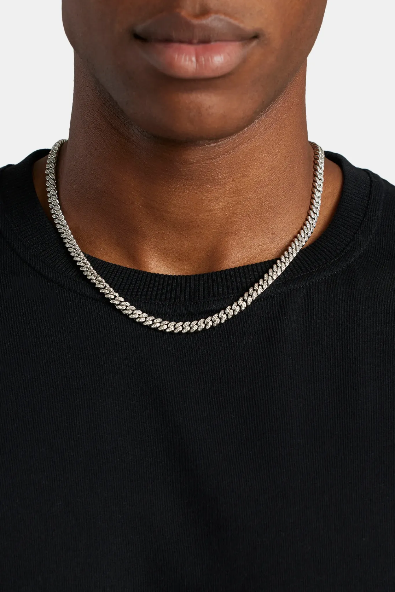 JWL-CHN 6mm Iced Cuban Chain