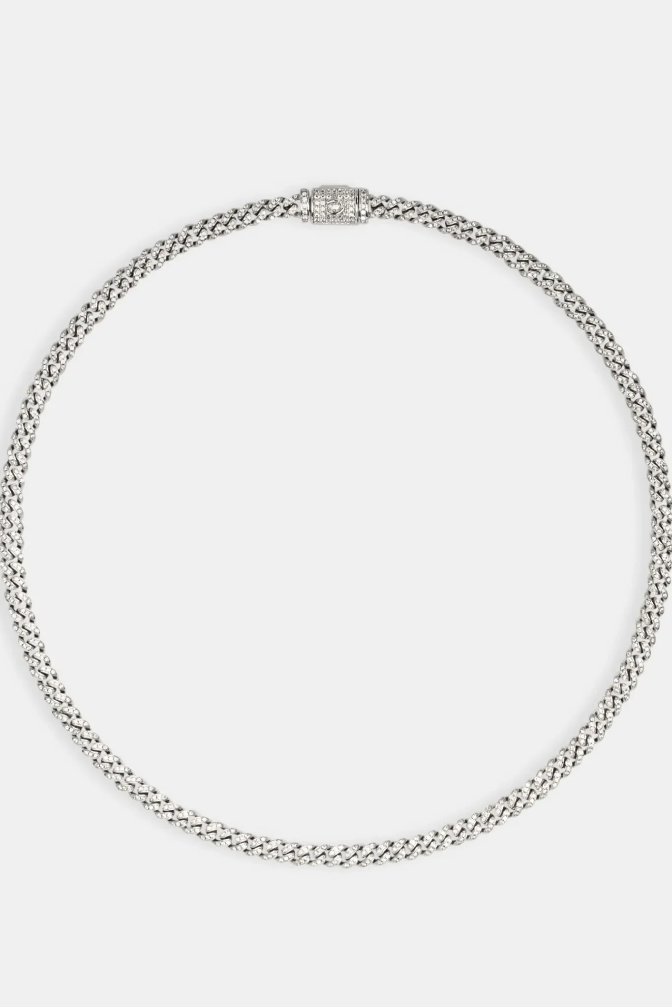 JWL-CHN 6mm Iced Cuban Chain