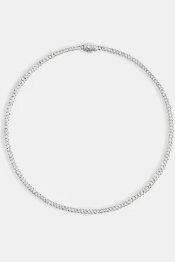 JWL-CHN 5mm Iced Prong Cuban Chain
