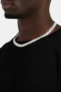 JWL-CHN 10mm Iced Prong Link Chain