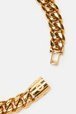 JWL-CHN 12mm Miami Cuban Link Chain - Gold