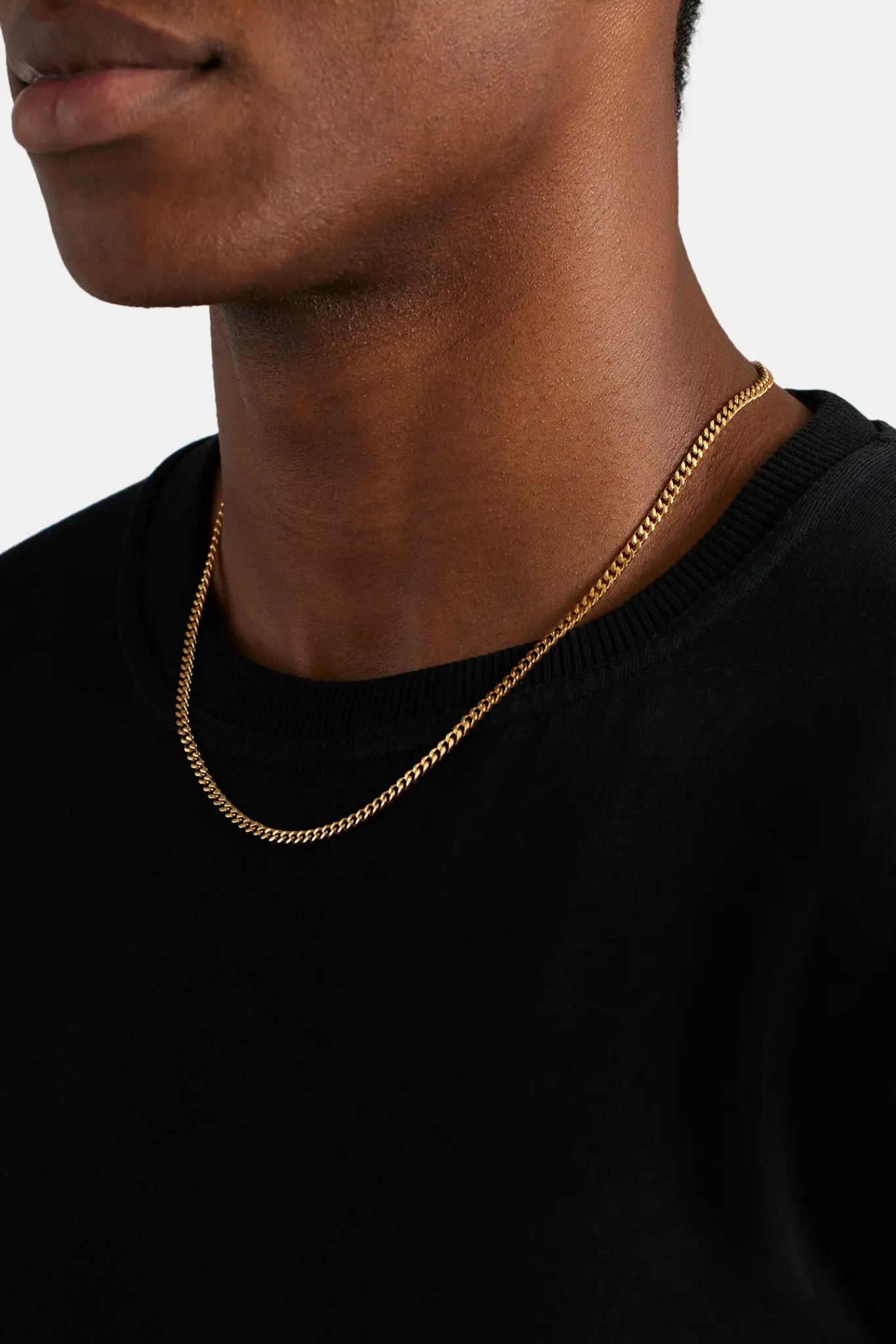 JWL-CHN 2.5mm Micro Cuban Chain - Gold