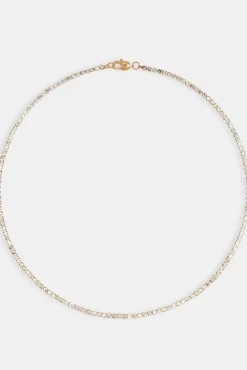 JWL-CHN 2.5mm Micro Tennis Chain - Gold