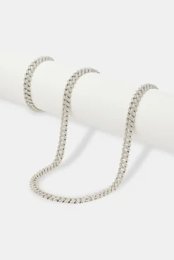 Women JWL-BUND 8mm Moissanite Cuban Chain & Bracelet