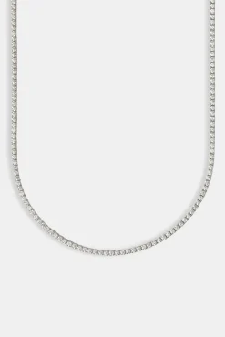 Women JWL-BUND 2.5mm Moissanite Micro Tennis Chain & Bracelet