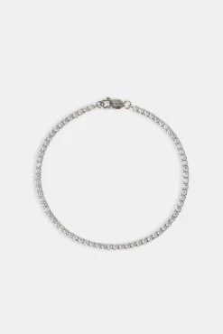 Women JWL-BRA 2.5mm Moissanite Micro Tennis Bracelet