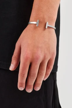 JWL-BRA 4mm Polished T Bar Bangle