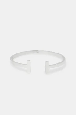 JWL-BRA 4mm Polished T Bar Bangle