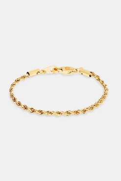 JWL-BRA 3mm Rope Bracelet - Gold