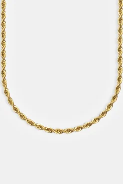JWL-CHN 5mm Rope Chain - Gold