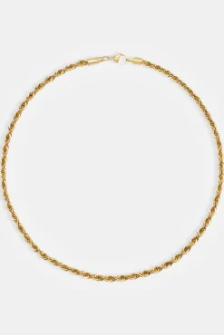 JWL-CHN 5mm Rope Chain - Gold