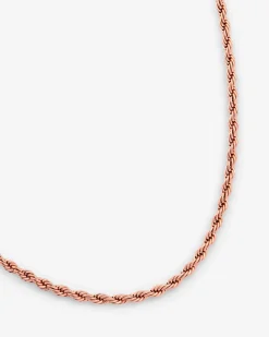 JWL-CHN 3mm Rope Chain - Rose Gold
