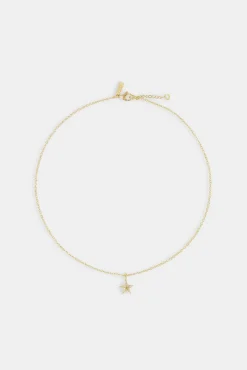 Women JWL-NECK 10mm Star Pendant Necklace
