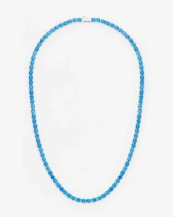 JWL-CHN 5mm Tennis Chain - Blue
