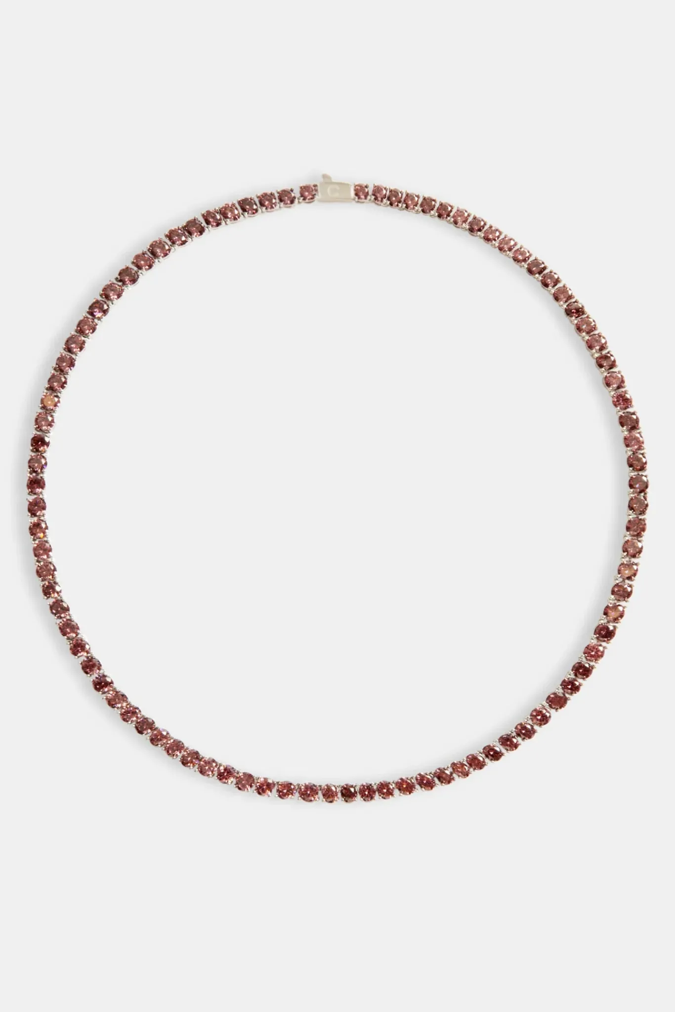 Women JWL-CHN 5mm Tennis Chain - Dusky Pink