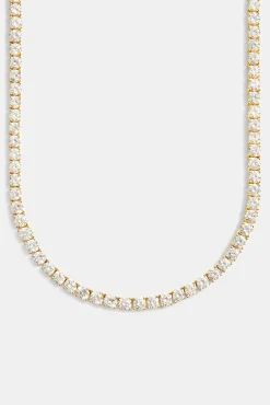 JWL-CHN 5mm Tennis Chain - Gold