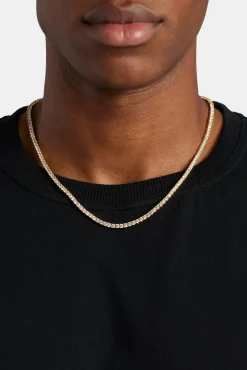 JWL-CHN 3mm Tennis Chain - Gold